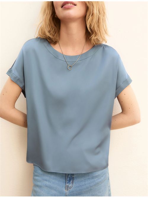 Blusa in raso stretch - CARTA DA ZUCCHERO EMME MARELLA | EMMRAMO130/007